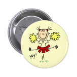 Yay Team-zujubelnde T-Shirts und Geschenke Anstecknadelbuttons