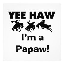 Yee Haw bin ich eine Papaya-Frucht T-Shirts und Ge Ankündigungen