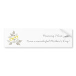 yellow birds mother's day sticker autoaufkleber