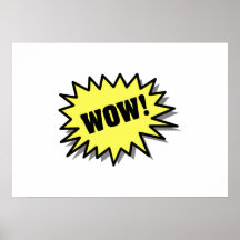 Yellow Wow Posters