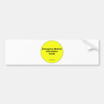 YellowDotNotice Autosticker