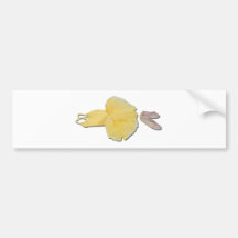 YellowTutuBalletSlippers030111 Auto Aufkleber