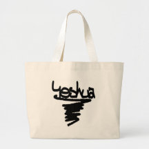 Yeshua peinture noire leinentaschen