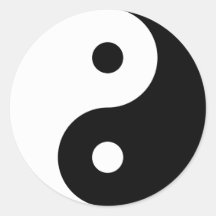 Yin u. Yang Aufkleber