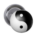 Yin u. Yang-Knopf Anstecknadelbutton
