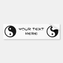 Yin Yang Autoaufkleber