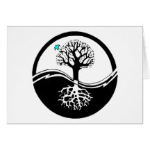 Yin Yang Baum Karte