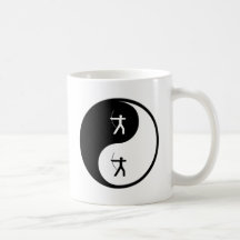 Yin Yang Bogenschießen Kaffeetassen