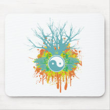 Yin Yang Chaos Mousepads