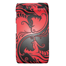 Yin Yang Drachen, Rot und Schwarzes Droid RAZR Case