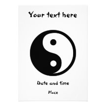 Yin Yang Einladung