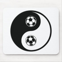 Yin Yang Fußball Mousepads