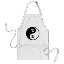 Yin Yang Gartenarbeit Schürze