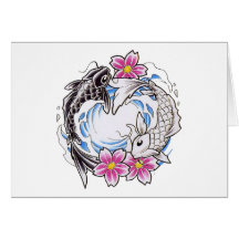Yin Yang Geschenk Grußkarten