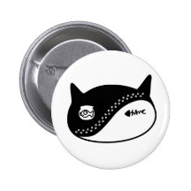 yin Yang-Katze Button