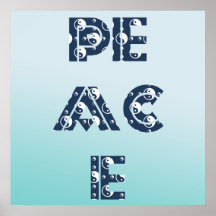 Yin Yang Peace Poster
