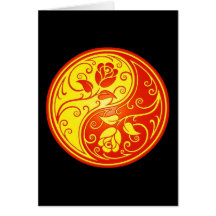 Yin Yang Rosen, Rot und Gelb Karten