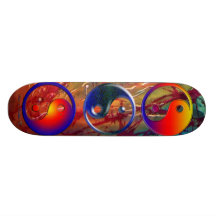 YIN YANG SKATEBOARD PERSONALISIERTE SKATEBOARDS