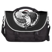 Yin Yang Skorpione Notebook Tasche