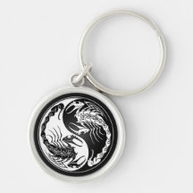 Yin Yang Skorpione Schlüsselanhänger