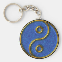 Yin-Yang smiley Schlüsselband