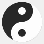 Yin Yang Symbol-Aufkleber