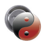 Yin Yang Symbol - Yin Yang Zeichen Anstecknadelbuttons