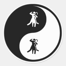 Yin Yang Tanz Stickers