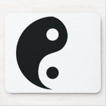 Ying und Yang-Ikone mousepads