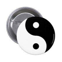 Ying Yang Symbol Anstecknadel