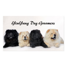 YingYang Chow-Chowe Visitenkarten Vorlagen