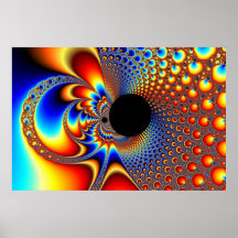 YinYang BigBang - Fraktal-Plakat