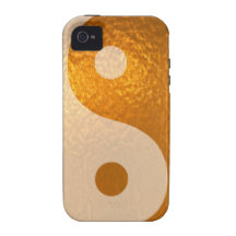 YinYANG Gold - Yin Yang Balance Vibe iPhone 4 Hüllen