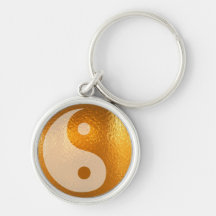 YinYANG Gold - Yin Yang Balance Schlüsselbänder