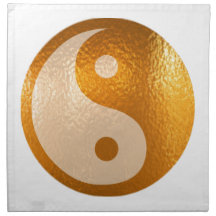 YinYANG Gold - Yin Yang Balance Servietten