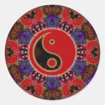 YinYang Klugheits-Aufkleber