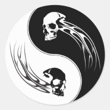 yinyangskullc sticker