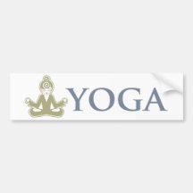 Yoga Auto Sticker