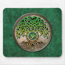Yoga-Baum des Lebens Mousepads