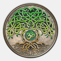 Yoga-Baum des Lebens Sticker