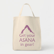 Yoga erhält Ihr Asana im Gang Tragetaschen
