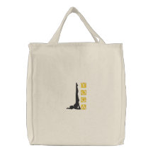 Yoga gestickte Tasche