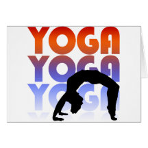Yoga Grußkarten