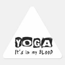 Yoga ist es in meinem Blut Sticker