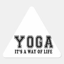 Yoga ist es Lebensart Sticker