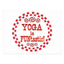 Yoga ist FUNtastic Postkarte