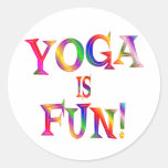 Yoga ist Spaß Stickers