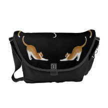 Yoga-Katzen-Rickshaw-Bote-Tasche Kuriertasche