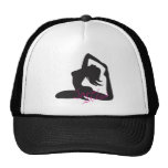 Yoga-Mädchen-Fernlastfahrer-Hut Baseball Kappe
