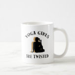 Yoga-Mädchen sind verdrehtes Geschenk Tee Tasse